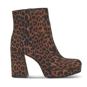 Jessica Simpson Cheetah Print Platform Ankle Boots(Size 9.5M)